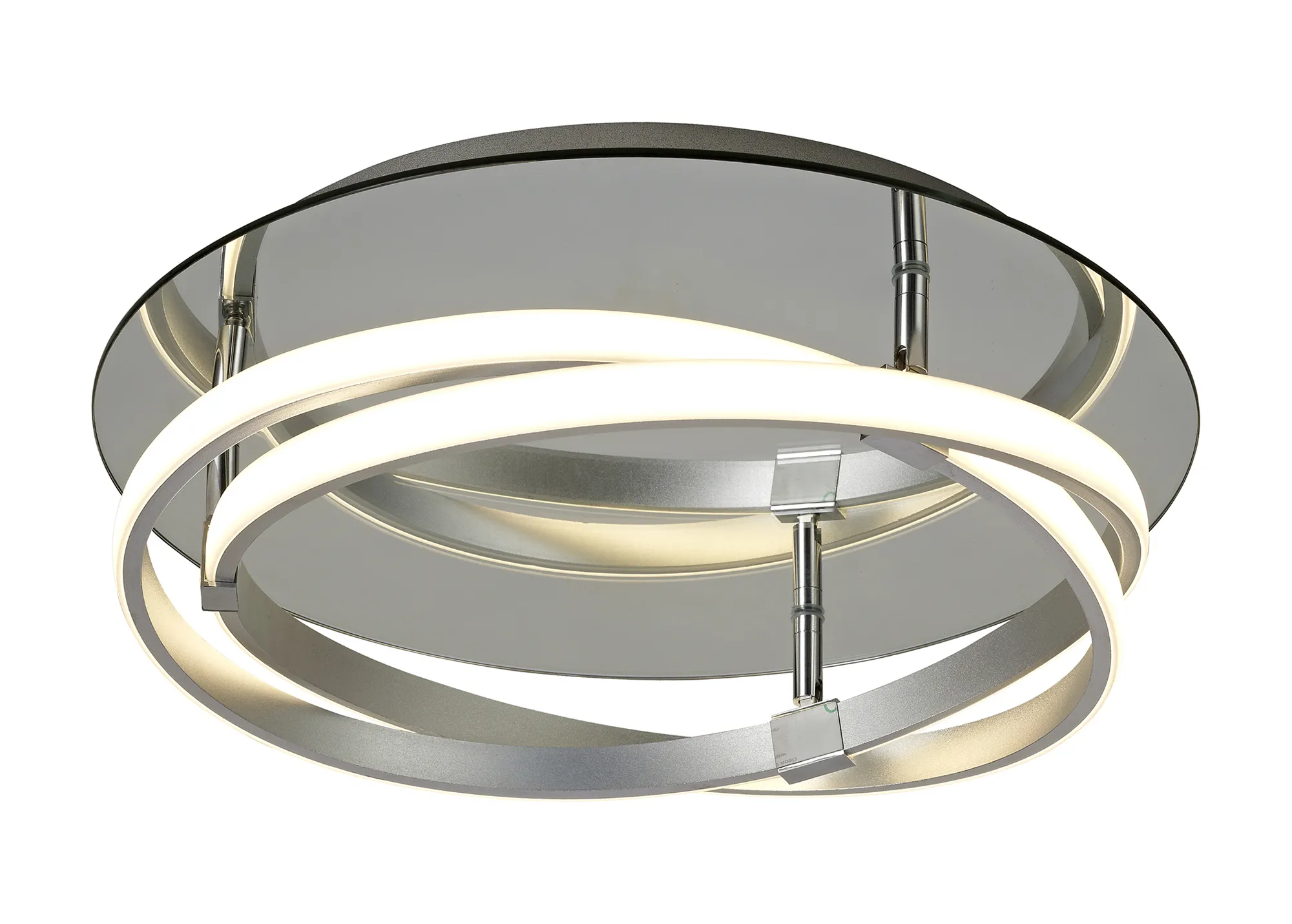 Infinity Silver Ceiling Lights Mantra Flush Fittings
